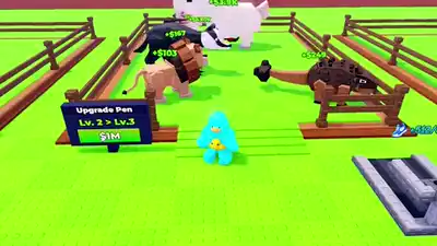 Pen upgrade at the base after animals are already placed