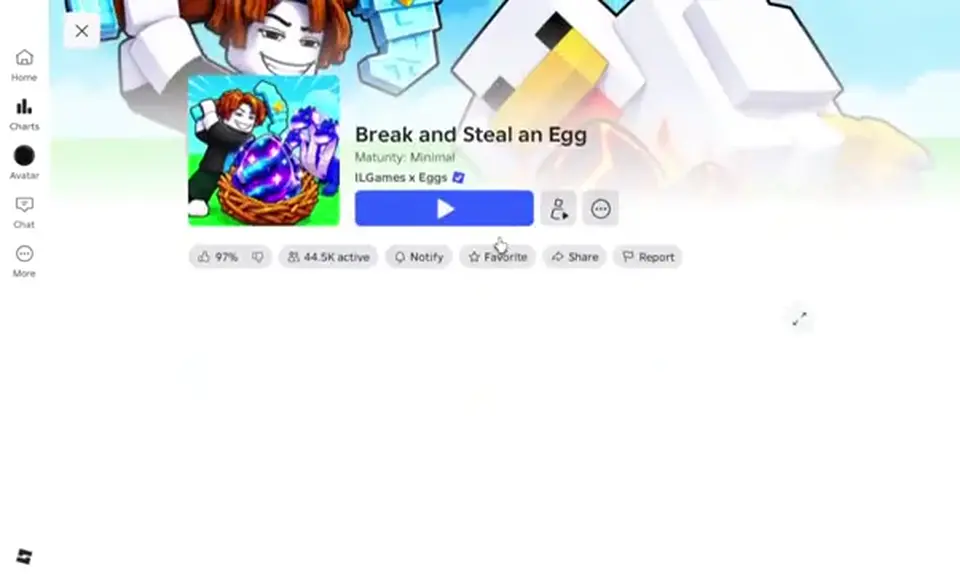 Roblox listing scrolled to Join Community for the group claim